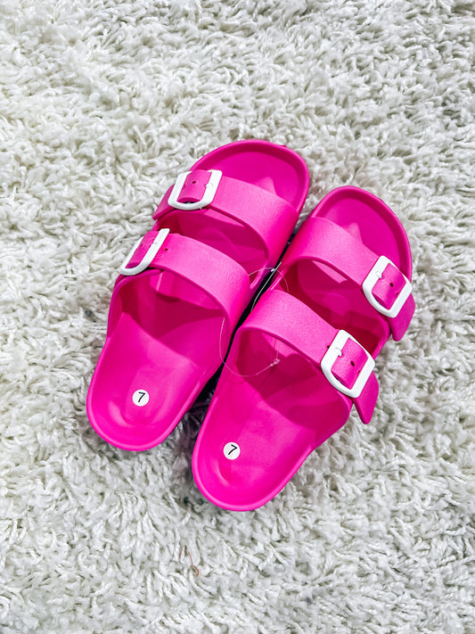 Tickled Pink Sandals - Southern Belle Boutique