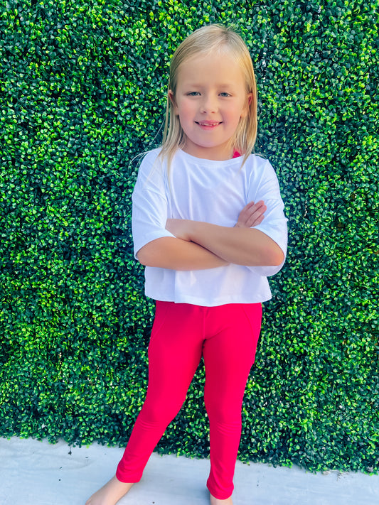 Fuchsia Leggings - Southern Belle Boutique