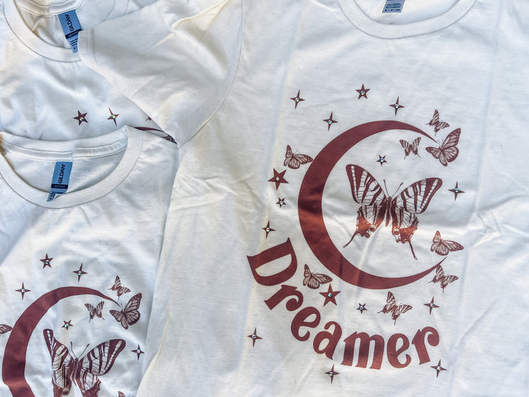 Dreamer Butterfly SS Tee - Southern Belle Boutique