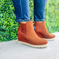 Maddie Boot Dk Brown Suede - Southern Belle Boutique