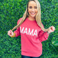 Red MAMA Sweatshirt - Southern Belle Boutique