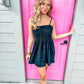 Black Terry Cloth Dress - Southern Belle Boutique