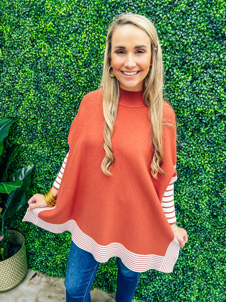 Rust Sweater - Southern Belle Boutique