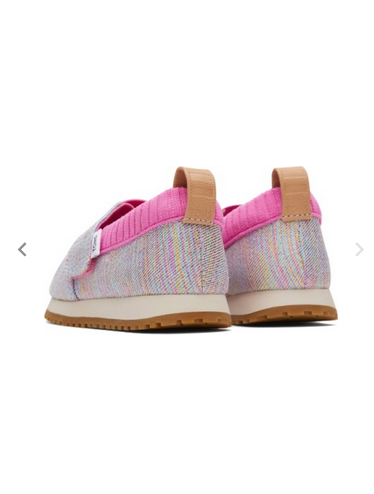 Alpargata Pink Multi Twill Glimmer Sneaker - Southern Belle Boutique