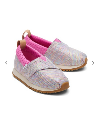 Alpargata Pink Multi Twill Glimmer Sneaker - Southern Belle Boutique