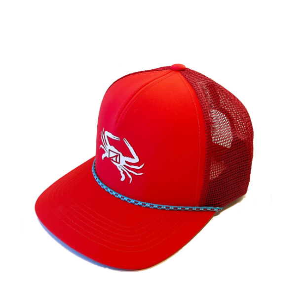 Drifter Cap - Red/Red - Southern Belle Boutique