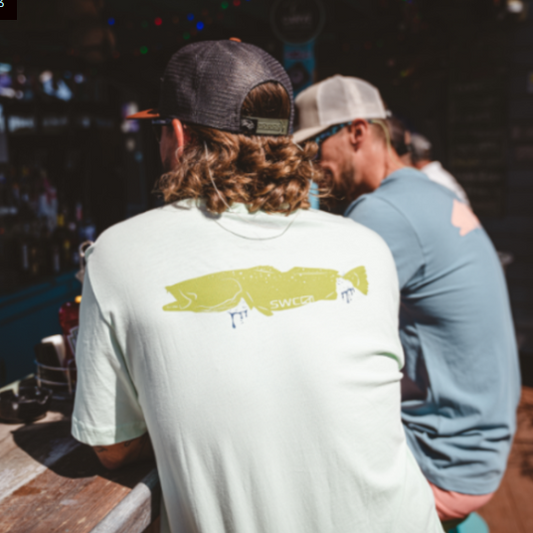 Tanguis S/S Trout Hero-Spray Green - Southern Belle Boutique