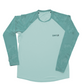 Clearwater Raglan L/S | Aqua Gumbalaya/Aqua - Southern Belle Boutique