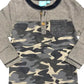 Camo Pocket Henley Baby - Southern Belle Boutique