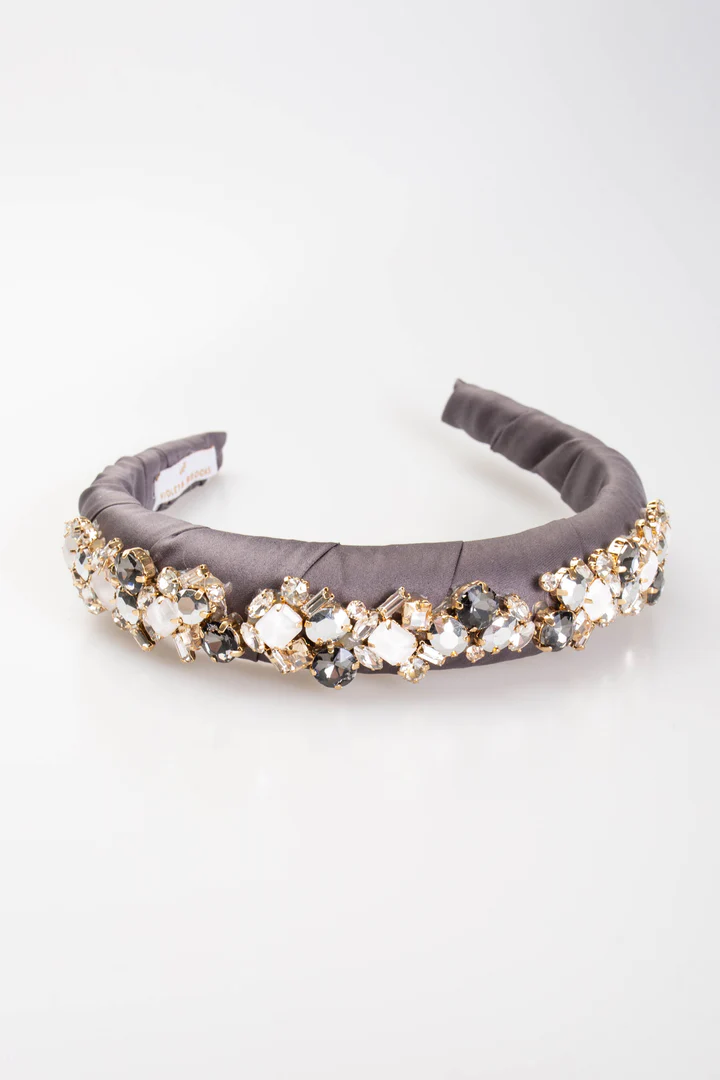 Phoebe Crystal Puff Headband - Southern Belle Boutique