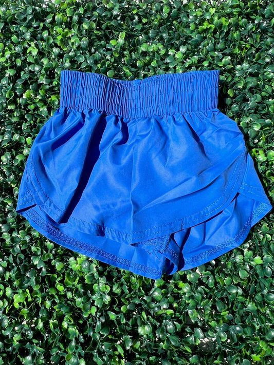 Running Shorts Youth Royal Blue - Southern Belle Boutique