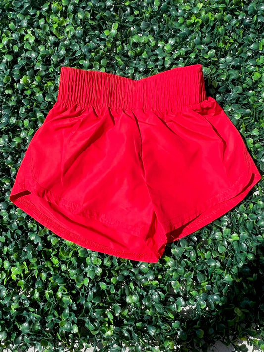 Youth Running Shorts Red - Southern Belle Boutique