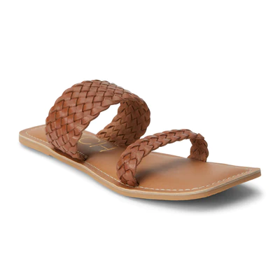 Bikini Cognac Slide Sandal - Southern Belle Boutique