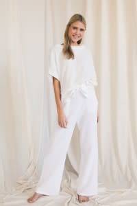 Gauze Waist Tie Pants - Southern Belle Boutique