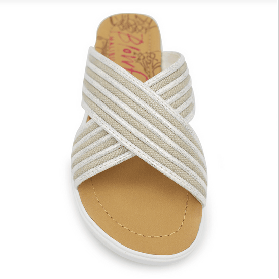 Brielle K White Sandal - Southern Belle Boutique