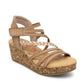 Liddie Nude Rosegold Wedge - Southern Belle Boutique