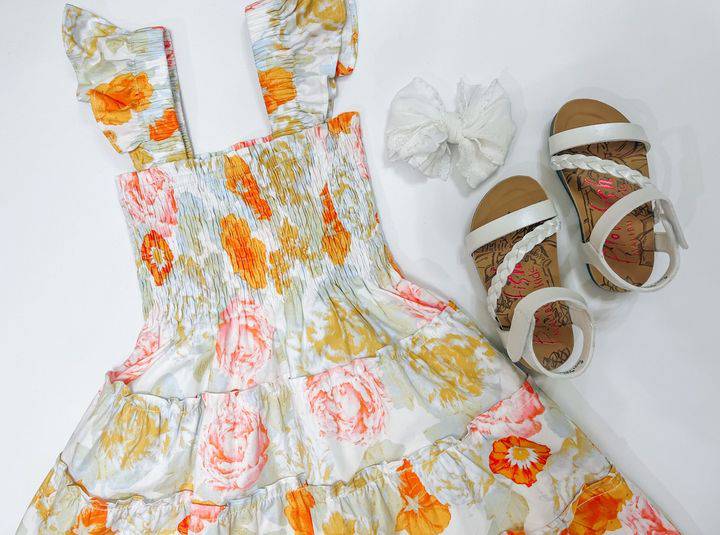 Goya White Toddler Sandal - Southern Belle Boutique