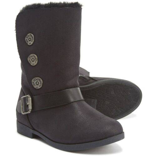 Stassies Blk Fur Booties - Southern Belle Boutique