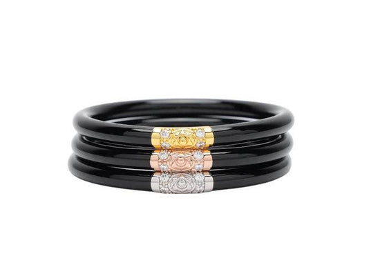 Three Kings All Weather Bangle - Black - Southern Belle Boutique