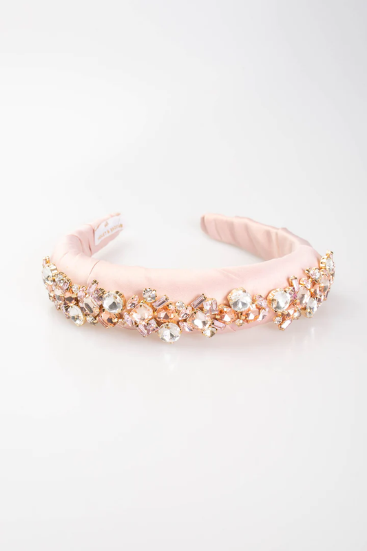 Phoebe Crystal Puff Headband - Southern Belle Boutique