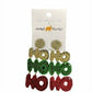 HoHoHo Beaded Earrings - Southern Belle Boutique