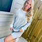 Heather Grey Biker Shorts - Southern Belle Boutique