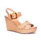 Braided Nude Wedge - Southern Belle Boutique