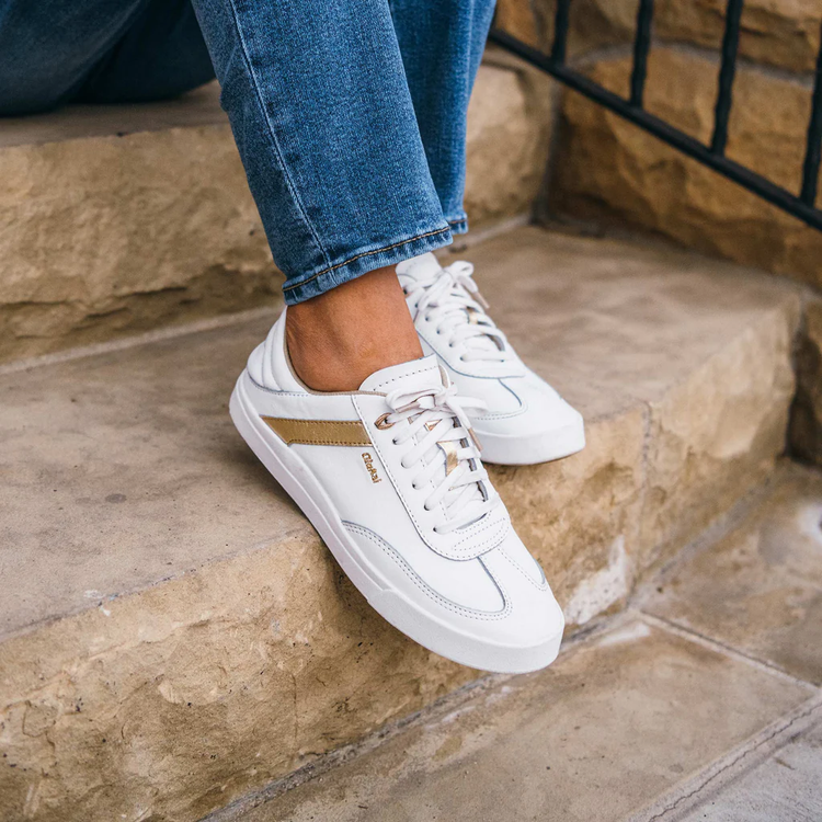 HA'UPU White Gold Sneaker - Southern Belle Boutique
