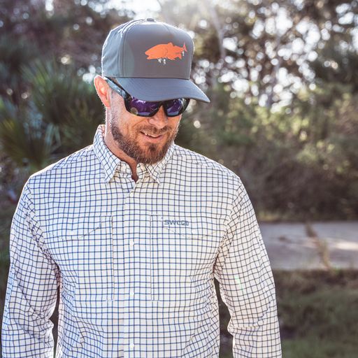 Redfish Hero Cap - Charcoal - Southern Belle Boutique
