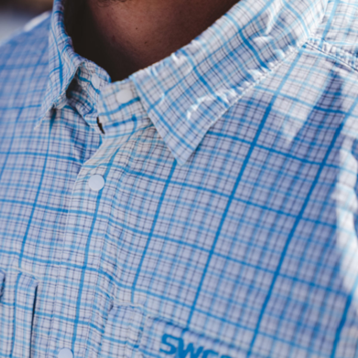 Withlacoochee L/S Woven | Gulf Plaid-Lagoon Blue - Southern Belle Boutique