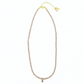 Luxe Cross on Palest Pink Necklace - Southern Belle Boutique