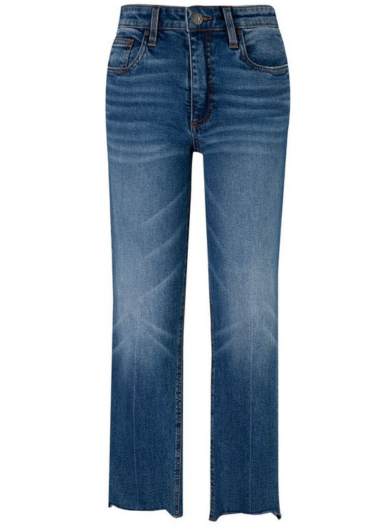 Rachael High Rise Mom Raw Hem Jeans - Southern Belle Boutique