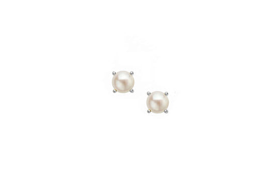 Shine Bright Mini Pearl Stud Earrings Silver - Southern Belle Boutique