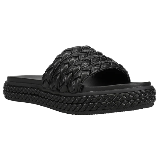 Bri Braided Platform Slide Sandal - Southern Belle Boutique