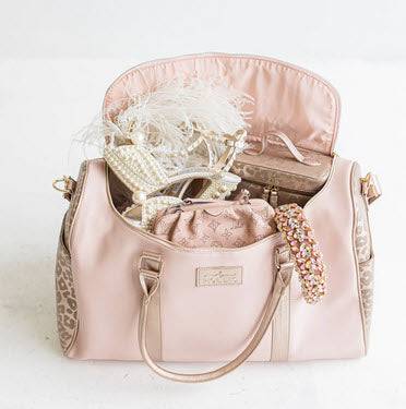 Hollis Blush Lux Weekender - Southern Belle Boutique