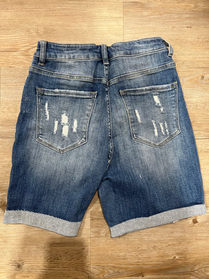 Boyfriend Distressed Shorts - Southern Belle Boutique