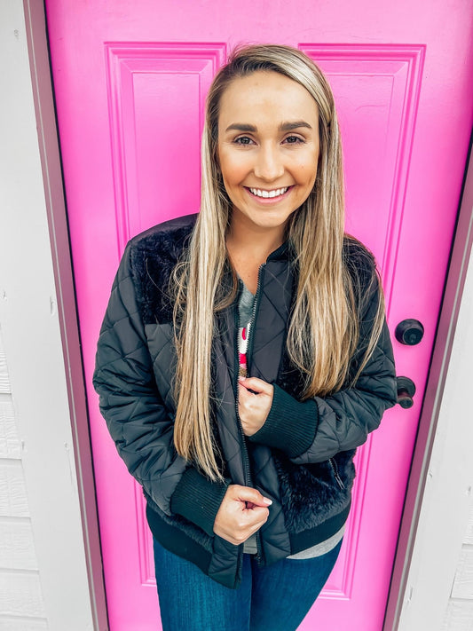 Black Vanessa Jacket - Southern Belle Boutique