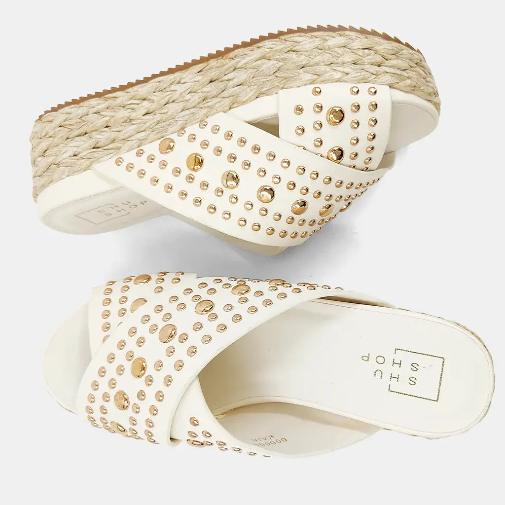 KAIA Espadrille Wedge Sandals - Southern Belle Boutique