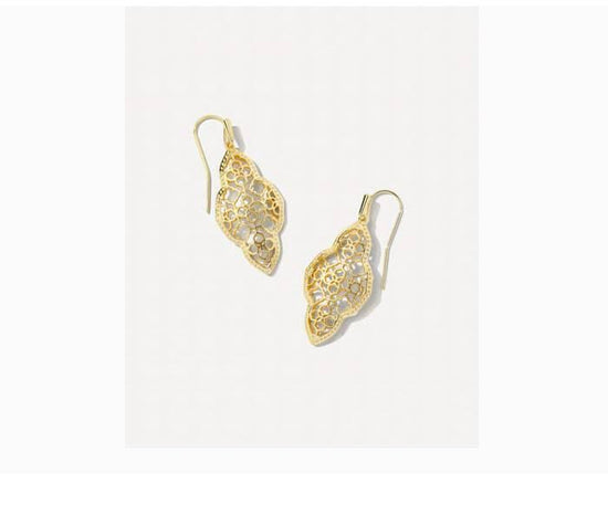 Abbie Drop Earrings in Gold - Southern Belle Boutique