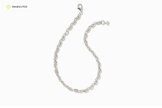 Korinne Chain Necklace in Silver - Southern Belle Boutique