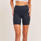 Black Newport Biker Shorts - Southern Belle Boutique