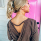MB Olive OpenBack Top - Southern Belle Boutique