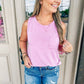 Terry Pocket Tank - Southern Belle Boutique
