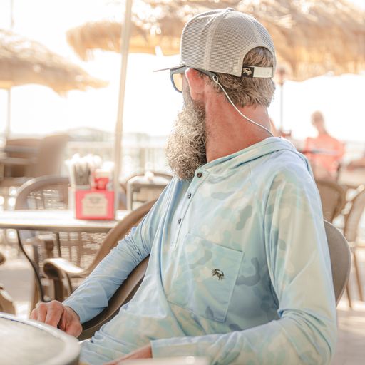 Hawksbill Hoodie Aqua Gumbalaya - Southern Belle Boutique