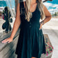 Linen Tiered Mini Dress - Southern Belle Boutique