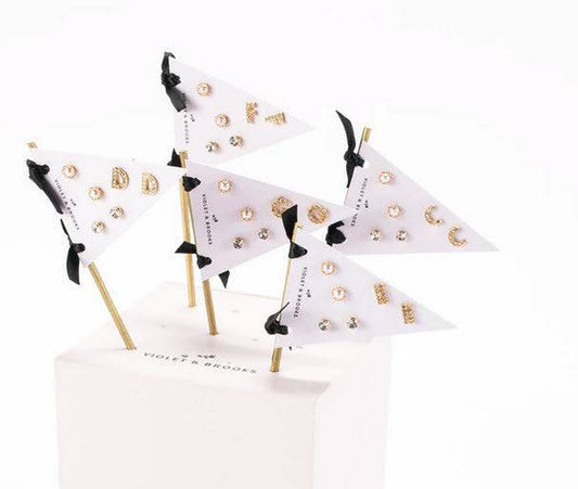 Personalized Pennant Earring Set - Southern Belle Boutique