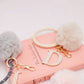 Pompom Initial Key Ring - Southern Belle Boutique