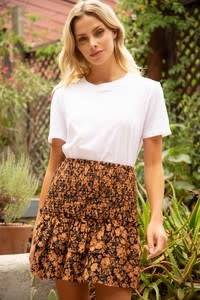 Rust Spot Skirt - Southern Belle Boutique