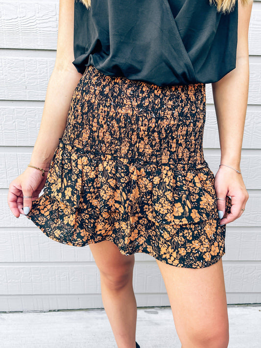 Rust Spot Skirt - Southern Belle Boutique