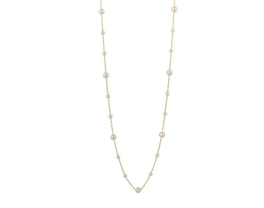 Long Pearl Necklace - Southern Belle Boutique